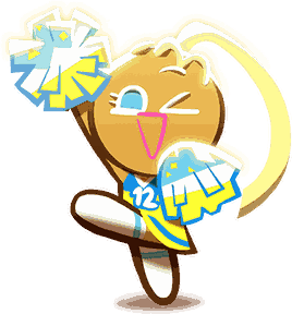 Cheerleader Cookie artwork